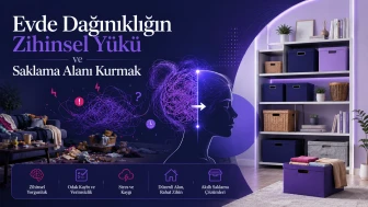 Evde Dağınıklığın Zihinsel Yükü ve Saklama Alanı Kurmak