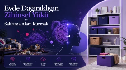 Evde Dağınıklığın Zihinsel Yükü ve Saklama Alanı Kurmak