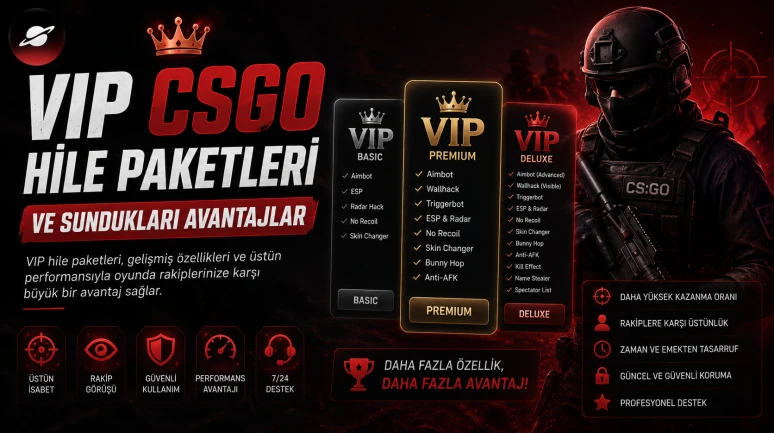 VIP CSGO Hile Paketleri ve Sundukları Avantajlar