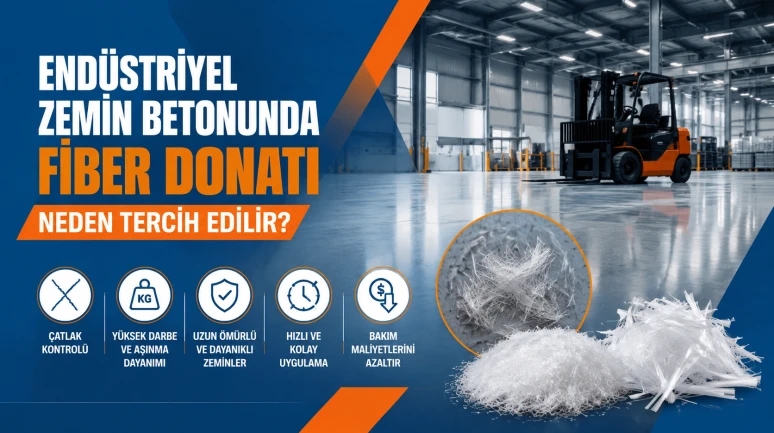 Endüstriyel Zemin Betonunda Fiber Donatı Neden Tercih Edilir?